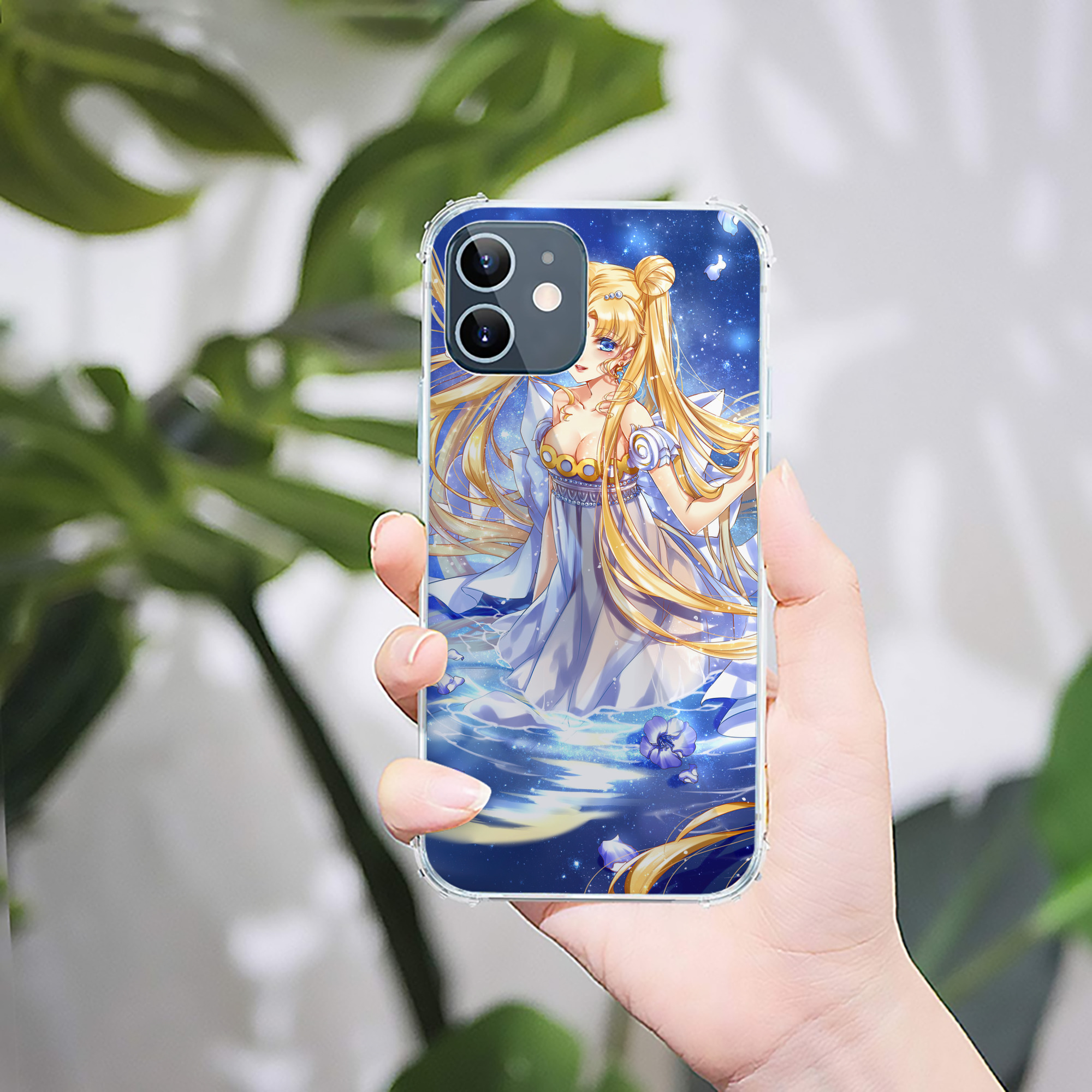 （画像用） 美少女戦士セーラームーン Sailor Moon 【iPhone 12シリーズ対応】透明スマホケース（クリアソフトケース）
